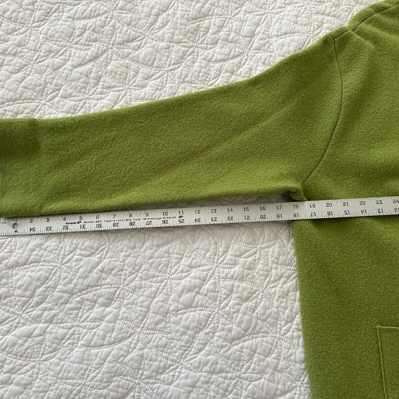 Eileen Fisher Spring Green Boiled Wool Coat: Size XL. - Picture 13 of 13